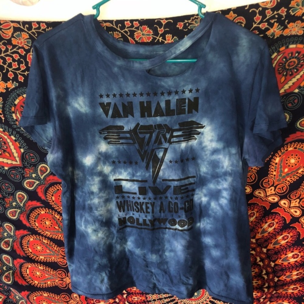 Van halen tie dye comfy shirt